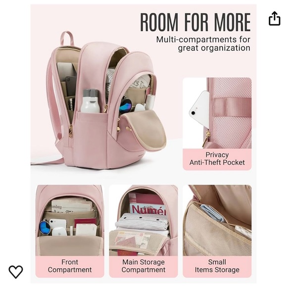 Pink Backpack - Picture 2 of 4